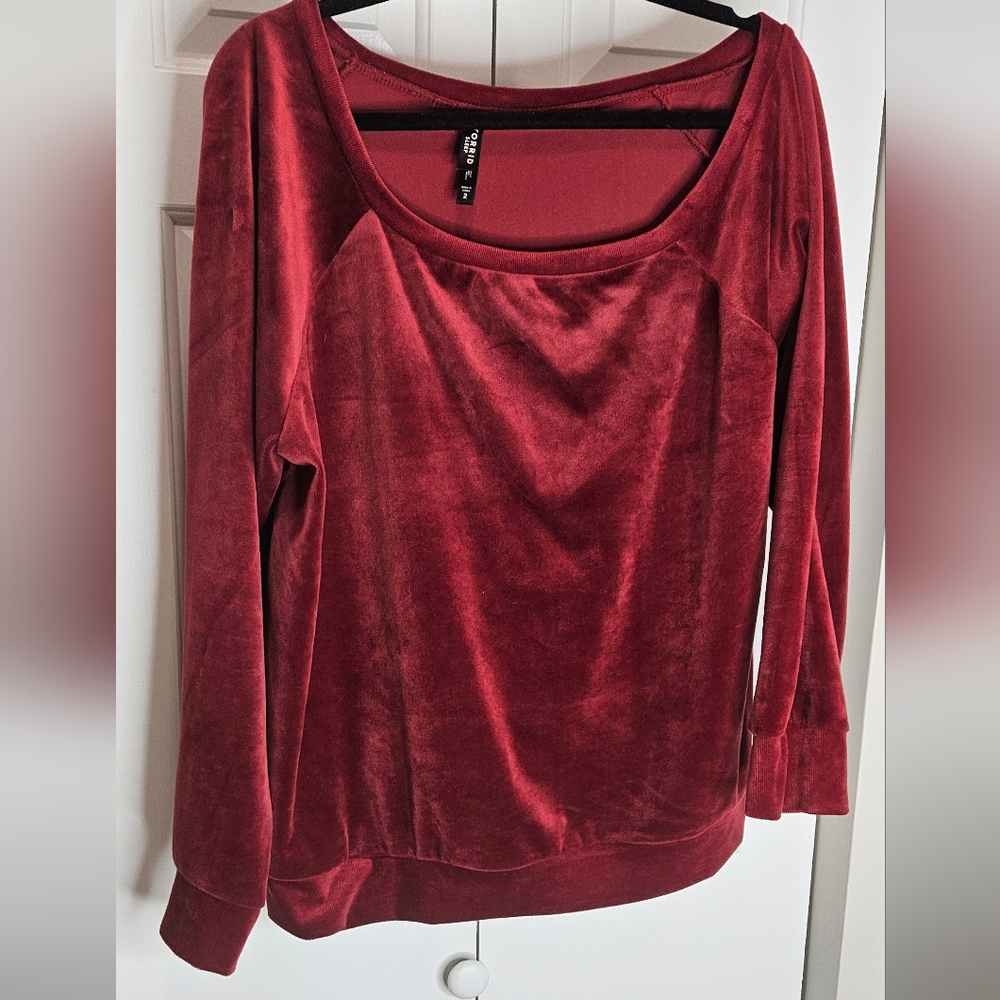 Torrid Red Velvet Top